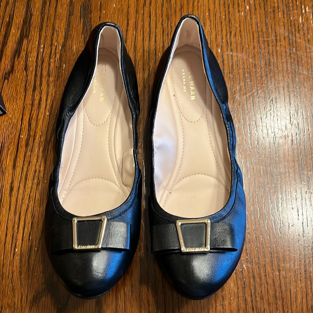 Cole Haan black flats 11 B
